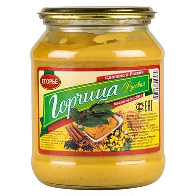  Горчица "Егорье" русская 250 г в интернет-магазине свежих фермерских продуктов Apeti.ru