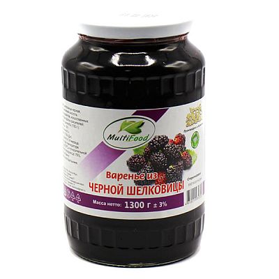 Варенье MultiFood из черной шелковицы 1300 г