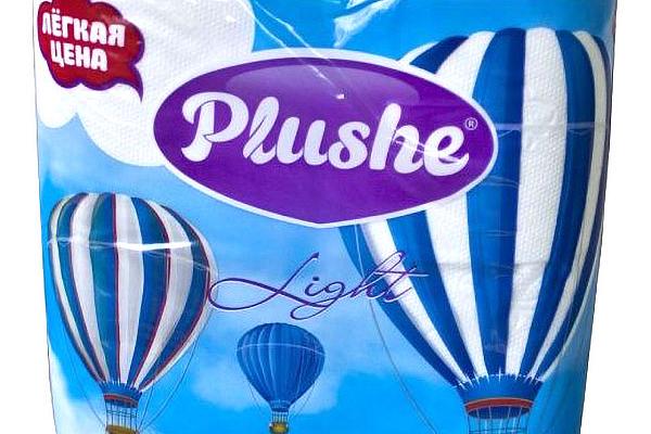 Туалетная бумага Plushe Light двухслойная цвет ассорти 4 шт в интернет-магазине продуктов с Преображенского рынка Apeti.ru