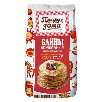 Смесь для выпечки Печем Дома блины кружевные 700 г