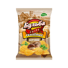 Чипсы из сырого картофеля со вкусом боровиков 75 г, ТМ Бульба