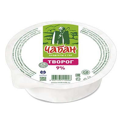 Творог Чабан 9% 450 г БЗМЖ