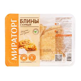  Блины Мираторг с курицей 360 г в интернет-магазине свежих фермерских продуктов Apeti.ru