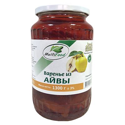 Варенье MultiFood из айвы 1300 г