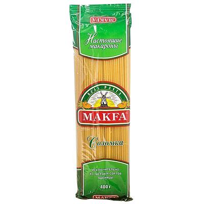  Макаронные изделия Makfa соломка 400 г в интернет-магазине свежих фермерских продуктов Apeti.ru