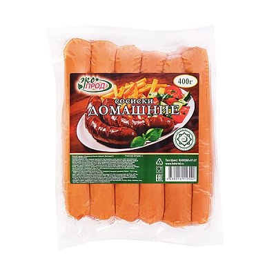 Сосиски ЭкоПрод домашние 400 г