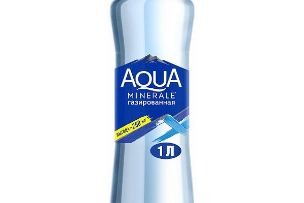  Вода Aqua Minerale газированная 1 л в интернет-магазине продуктов с Преображенского рынка Apeti.ru