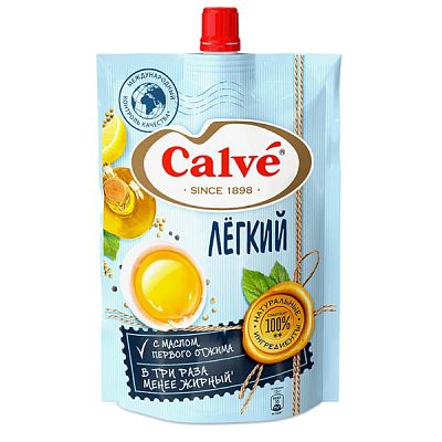 Соус Calve майонезный "Легкий" 230 г