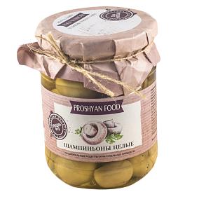  Грибы шампиньоны Proshyan Food целые маринованные 500 г в интернет-магазине свежих фермерских продуктов Apeti.ru