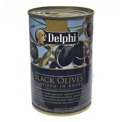 Маслины Delphi с косточкой 400 г