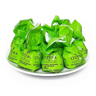 Конфеты шоколадные O'Zera пралине с цельным фундуком 250 г