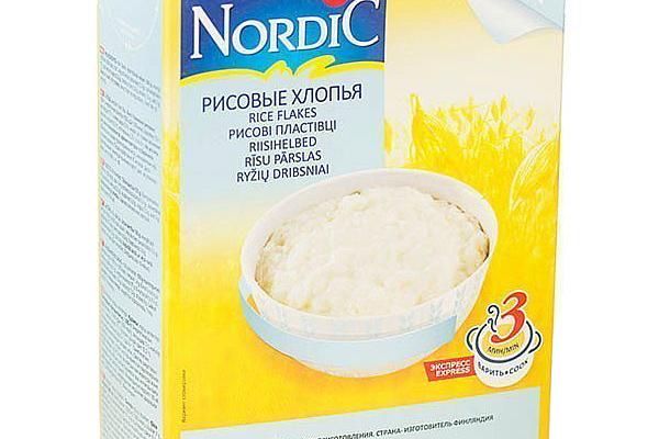  Хлопья рисовые Nordic 800 г в интернет-магазине продуктов с Преображенского рынка Apeti.ru