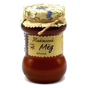 Мед цветочный таежный темный 500 г в интернет-магазине свежих фермерских продуктов Apeti.ru