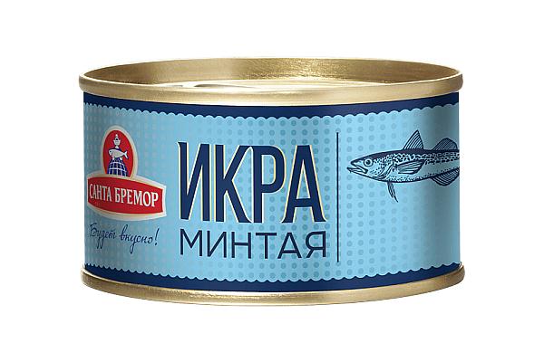  Икра минтая деликатесная Люкс 130 г в интернет-магазине продуктов с Преображенского рынка Apeti.ru