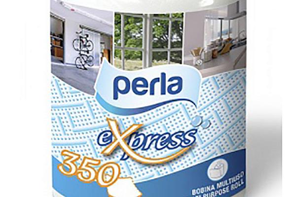  Полотенца Perla Express кухонные двухслойные в руллоне 35*23 см 350 шт в интернет-магазине продуктов с Преображенского рынка Apeti.ru