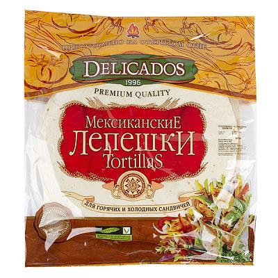  Лепешки Delicados Tortillas пшеничные оригинальные 6 шт 400 г в интернет-магазине свежих фермерских продуктов Apeti.ru