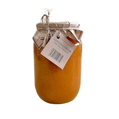  Сок абрикосовый домашний без сахара Кладовая радости 0,950 л в интернет-магазине свежих фермерских продуктов Apeti.ru