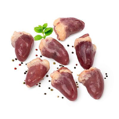 Куриные сердца охлажденные
