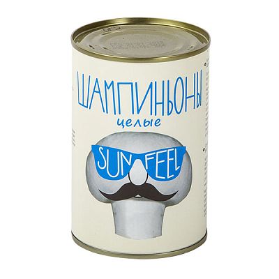 Шампиньоны Sunfeel целые 425 мл