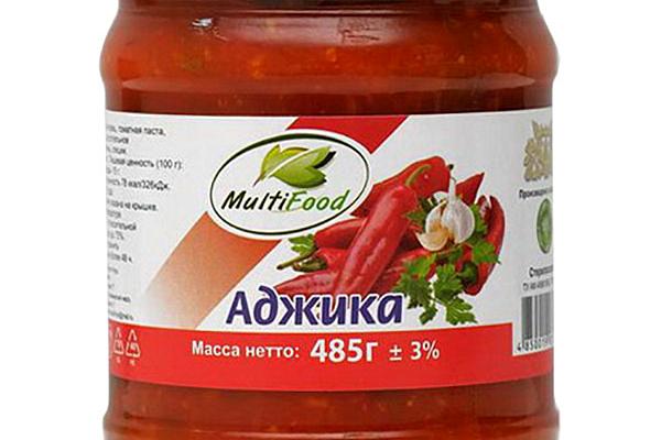  Аджика MultiFood 485 г в интернет-магазине продуктов с Преображенского рынка Apeti.ru
