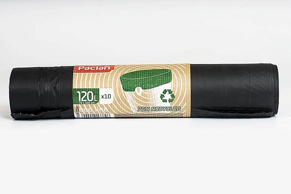  Мешки для мусора Paclan Eco Line с тесьмой 120 л*10 шт в интернет-магазине продуктов с Преображенского рынка Apeti.ru