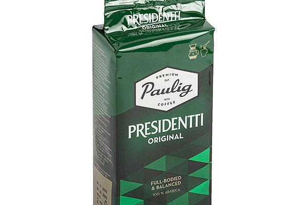  Кофе Paulig Presidentti молотый 250 г в интернет-магазине продуктов с Преображенского рынка Apeti.ru