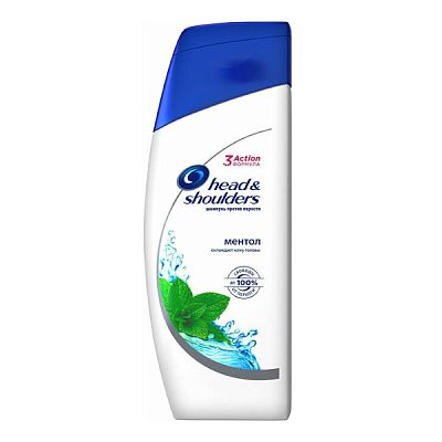 Шампунь Head & Shoulders против перхоти 2 в 1 ментол 200 мл