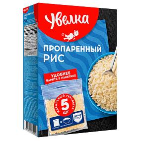  Рис Увелка пропаренный в пакетах для варки 5*80 г в интернет-магазине свежих фермерских продуктов Apeti.ru