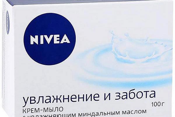  Крем-мыло Nivea увлажнение и забота 100 г в интернет-магазине продуктов с Преображенского рынка Apeti.ru