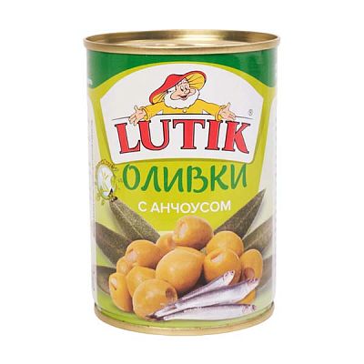 Оливки LUTIK с анчоусом 280 г