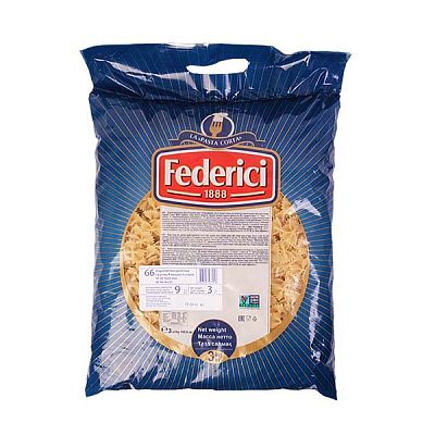 Макаронные изделия Federici Farfalle бантики n.066 3 кг