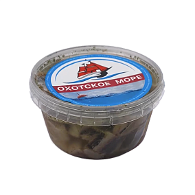 Сельдь Охотское море в масле с Петрушкой 500 г в Apeti.ru  Сельдь Охотское море в масле с Петрушкой 500 г в интернет-магазине свежих фермерских продуктов Apeti.ru