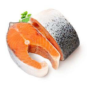  Семга (лосось) средняя часть замороженная 1 кг в интернет-магазине продуктов с Преображенского рынка Apeti.ru