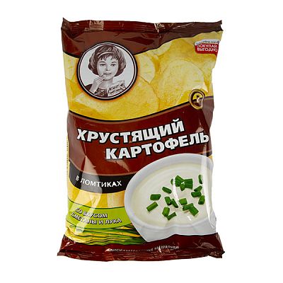 Чипсы Хрустящий картофель сметана лук 70 г