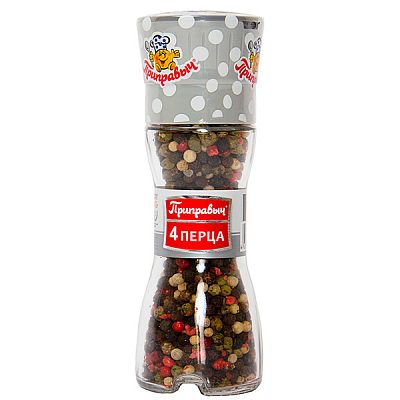 Приправа Приправыч 4 перца с мельницей 43 г