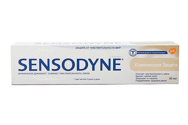  Зубная паста Sensodyne комплексная защита 50 мл в интернет-магазине продуктов с Преображенского рынка Apeti.ru