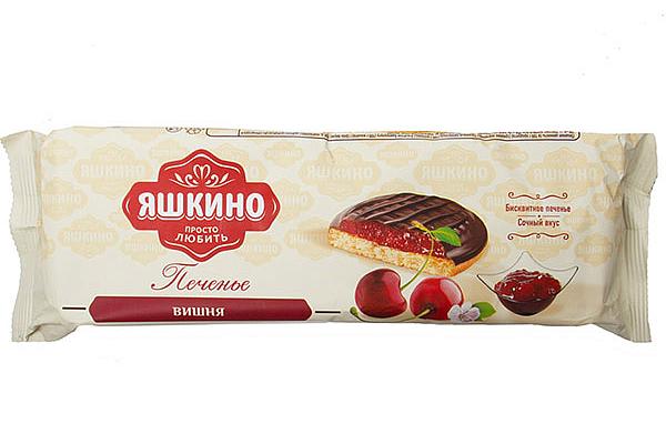  Печенье Яшкино сдобное вишня 137 г в интернет-магазине продуктов с Преображенского рынка Apeti.ru