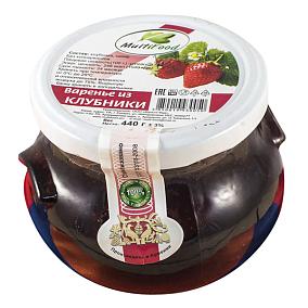  Варенье MultiFood из клубники 440 г в интернет-магазине свежих фермерских продуктов Apeti.ru