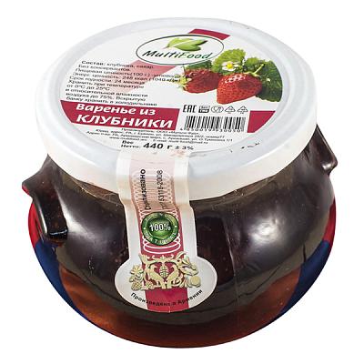  Варенье MultiFood из клубники 440 г в интернет-магазине свежих фермерских продуктов Apeti.ru