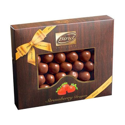 Шоколадное драже Bind Chocolate Клубника в молочном шоколаде 100 г