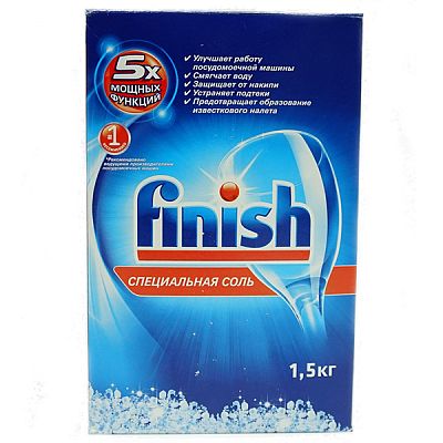 Соль для посудомоечных машин Finish 1,5 кг
