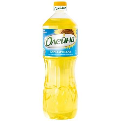 Масло подсолнечное Олейна 1 л