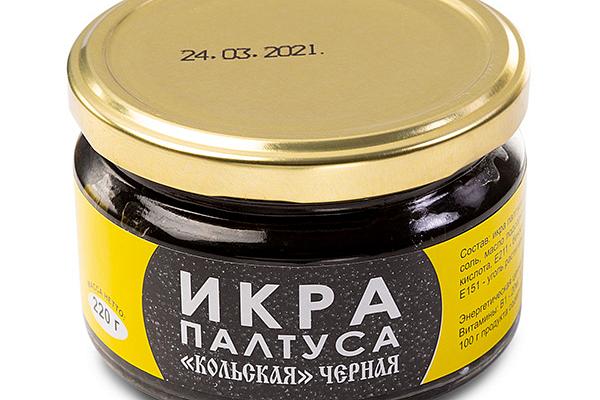  Икра палтуса Мурманский Рыбкомбинат 220 г в интернет-магазине продуктов с Преображенского рынка Apeti.ru
