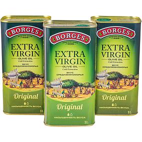  Масло оливковое Borges Extra virgin 1 л в интернет-магазине продуктов с Преображенского рынка Apeti.ru
