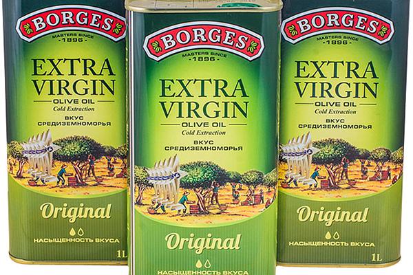  Масло оливковое Borges Extra virgin 1 л в интернет-магазине продуктов с Преображенского рынка Apeti.ru