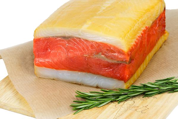  Рулет рыбный филе Палтуса/Нерки малосоленое  в интернет-магазине продуктов с Преображенского рынка Apeti.ru