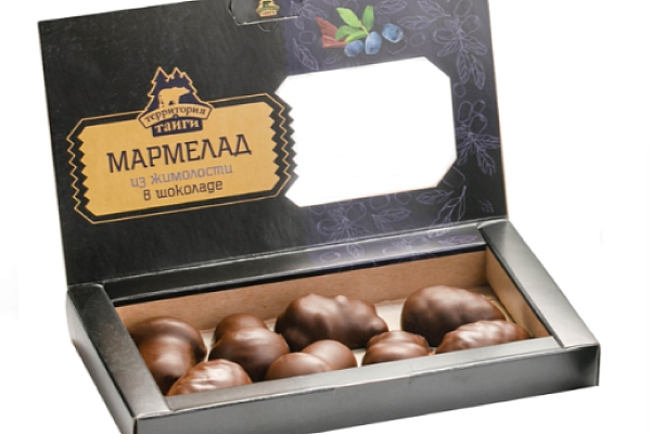  Мармелад из жимолости в шоколаде 140г в интернет-магазине продуктов с Преображенского рынка Apeti.ru