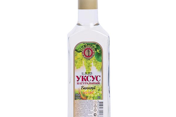  Уксус СП Мирный натуральный винный 0,25 мл в интернет-магазине продуктов с Преображенского рынка Apeti.ru