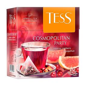  Чай черный Tess Cosmopolitan Party 20 пирамидок в интернет-магазине свежих фермерских продуктов Apeti.ru