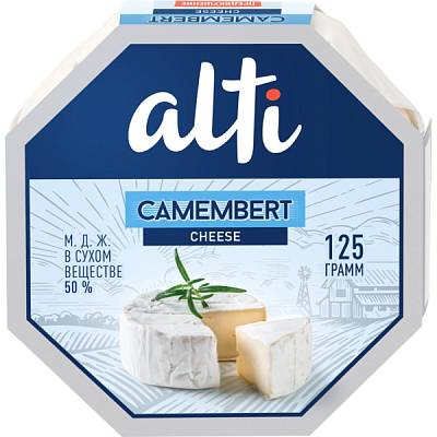  Сыр Камамбер Alti 50% 125г БЗМЖ